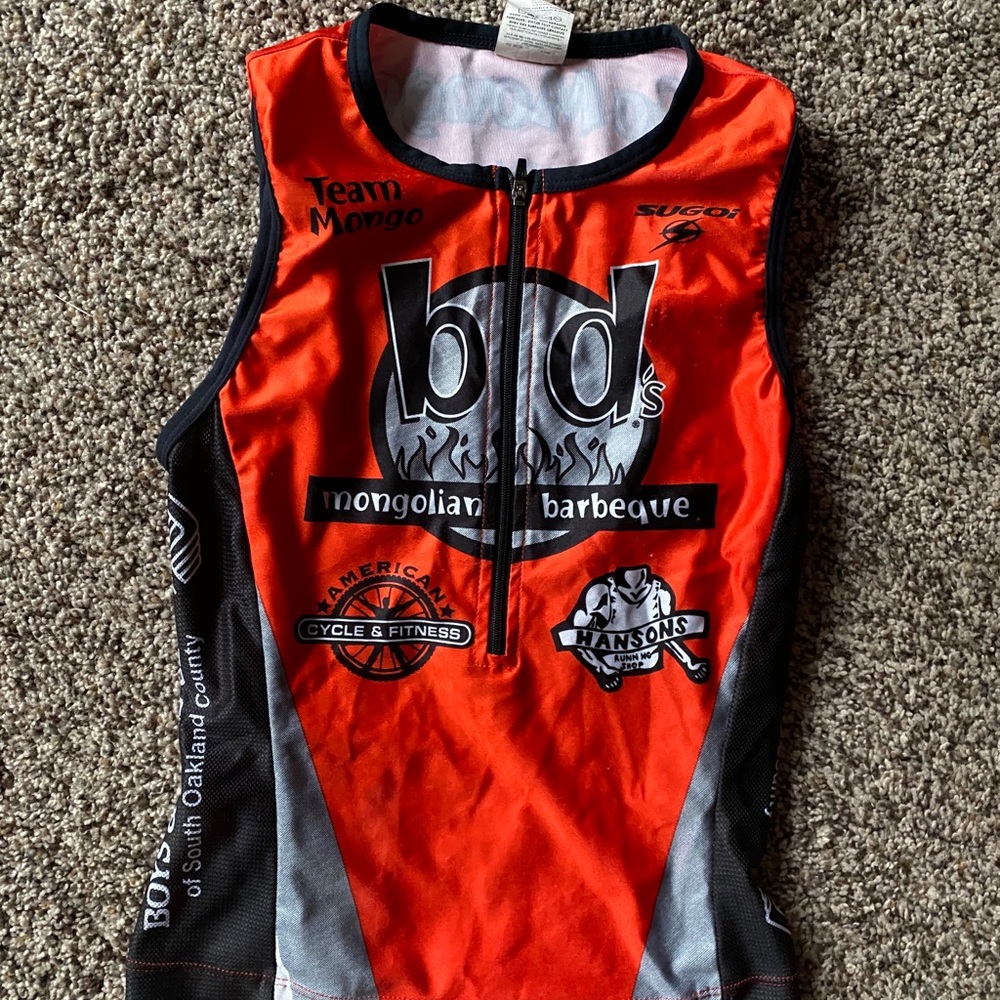 Team Mongo triathlon top